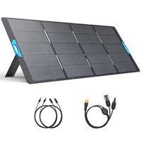 Anker - SOLIX PS400 Portable Solar Panel 400W - Black - Large Front