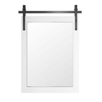 LOVMOR - Rectangle Framed Wall Bathroom Vanity Mirror Accent Mirror - 22