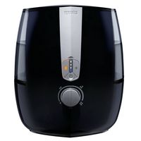Homedics - TotalComfort Plus Ultrasonic Humidifier-3.7L Top Fill - Black - Large Front