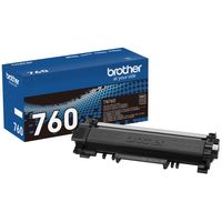 Brother - TN760 High-Yield Toner Cartridge - Black - Large Front
