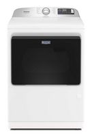 Maytag - 7.4 Cu Ft. Smart Electric Dryer with Pet Pro Option and Extra Power - White - Large Front