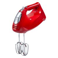 Hamilton Beach - ensemble™ Hand Mixer with Snap-On Case - Red - Large Front