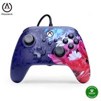 PowerA - Advantage Plus Wired Controller for Xbox Series X|S - Night Blossom - Large Front