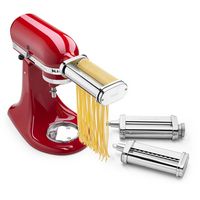 KSMPRA Pasta Roller Attachments for Most KitchenAid Stand Mixers - Stainless-Steel - Large Front