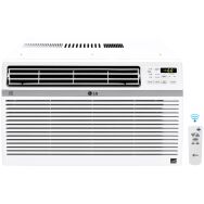 LG - 1,560 Sq. Ft. 24,500 BTU 230V Smart Window Air Conditioner - White - Large Front