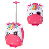 Costway - Kids Rolling Luggage 16