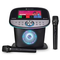 Singing Machine - Platinum Plus Wi-Fi Karaoke System, Music Streaming Apps, Bluetooth, 22 Voice E... - Large Front