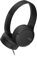 JVC - On-Ear Wired Headphones with USB-C Connection HAS33UCB - Black - Large Front