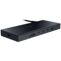 Razer - USB 4 Dock Station with 14 Ports - Black - Large Front