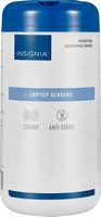 Insignia™ - 80 CT Monitor Cleaning Wipes - White - Large Front