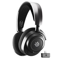 SteelSeries - Arctis Nova 7 Wireless Gaming Headset for PC, PS5, and PS4 - Black - Large Front