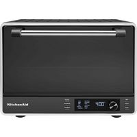 KitchenAid - Dual Convection Countertop Oven with Air Fry and Temperature Probe, 120 VAC - Black ... - Large Front