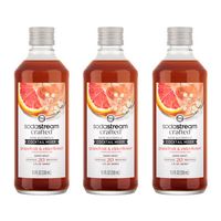 SodaStream Crafted Mixers  Elderflower Grapefruit Drink Mix 3-Pack - Large Front
