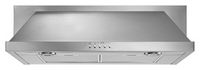 Whirlpool - 36 inches - Convertible - Under cabinet Range Hood - Stainless Steel - Large Front