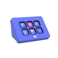 Elgato - Stream Deck Mini – Discord Edition - Blurple - Large Front