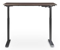 Serta - Creativity Electric Height Adjustable Standing Desk - Dark Brown - Large Front