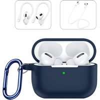 SaharaCase - Case for Apple AirPods Pro 2 (2nd Generation 2022) - Navy - Large Front