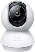 TP-Link - Tapo 360º Pan/Tilt 2K QHD Home Security Camera - No Monthly Fees - White - Large Front