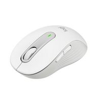 Logitech - Signature M650 Wireless Optical Mouse with Silent Clicks - Wireless - Off-White - Large Front