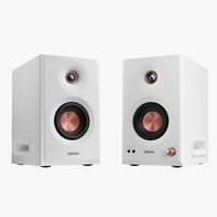 Edifier - MR5 Powered Studio Monitor 2.0 Speakers (Pair) - White - Large Front