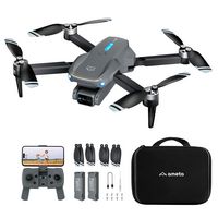 Ameta S20 Lite Drone with Camera 4K with 2 Batteries and Remote Controller - Gray - Gray - Large Front