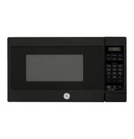 GE - 0.7 Cu. Ft. Countertop Microwave with Convenience Cooking Controls - Black - Large Front