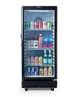 Premium Levella - 6.0 Cu. Ft. Single Door Display Refrigerator - Black - Large Front