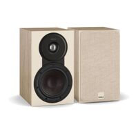 DALI - Sonik 1 Bookshelf Speakers (Pair) - Natural Oak - Brown - Large Front