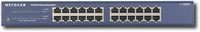 NETGEAR - 24-Port 10/100/1000 Mbps Gigabit Unmanaged Switch - Blue - Large Front
