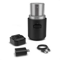 KitchenAid - Go Cordless Blade Grinder with Battery - Black - Large Front