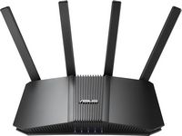 ASUS - RT-BE82U BE6500 Dual-Band Wi-Fi 7 Router - Black - Large Front