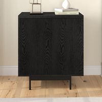 Camden&Wells - Dina Accent Cabinet - Obsidian - Large Front