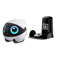 Enabot - EBO Air 2 Plus FamilyBot with 3K Res, AI Assistant, 2-Way Video, Smart Patrol, 32-GB SD ... - Large Front