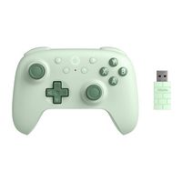 8BitDo - Ultimate 2C Wireless Controller for Android and Windows with Hall Effect Joysticks - Green - Large Front
