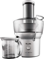 Breville - Juice Fountain Compact Electric Juicer - Silver - Large Front