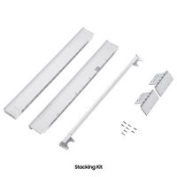 Stacking Kit for Samsung DV45DG6000HW Heat Pump Dryer and Matching Washer - White - Large Front