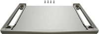 Bosch - Stacking Kit with Pull Out Shelf for WQB245AXUC - Silver - Large Front