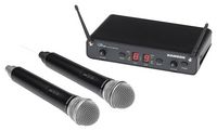 Samson - Concert 288 2-Ch. UHF Wireless Vocal Microphone System - Black - Large Front