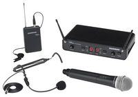 Samson - Concert 288 2-Ch. UHF Wireless Vocal Microphone System - Black - Large Front
