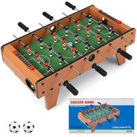 Costway - 27'' Foosball Table Competition Game Room Soccer football Sports Indoor w/ Legs - Multi... - Large Front