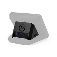 Elgato - USB Hub - For Stream Deck+ USB Microphone Interface and Customizable Audio Mixer - Black - Large Front