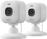 Blink - Mini 2K+ Compact plug-in security camera, 2K video resolution, color night vision, enhanc... - Large Front