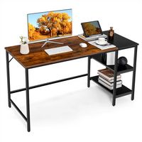 Costway - Writing Desk with Bookshelf - 55