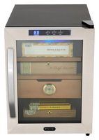 Whynter - 1.2 Cu. Ft. Cigar Cooler Humidor - Black - Large Front