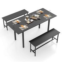 Costway 3 Piece Dining Table Set for 4-6  63