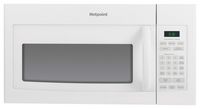 Hotpoint - 1.6 Cu. Ft. Over-the-Range Microwave with Convenience Cooking Controls - White - Large Front