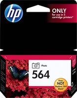 HP - 564 Standard Capacity Ink Cartridge - Photo Black - Large Front