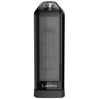 Lasko - 1500-Watt Portable Ceramic Heater for Tabletop or Floor - Black - Large Front