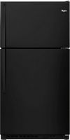 Whirlpool - 20.5 Cu. Ft. Top-Freezer Refrigerator - Black - Large Front