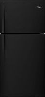 Whirlpool - 19.3 Cu. Ft. Top-Freezer Refrigerator - Black - Large Front